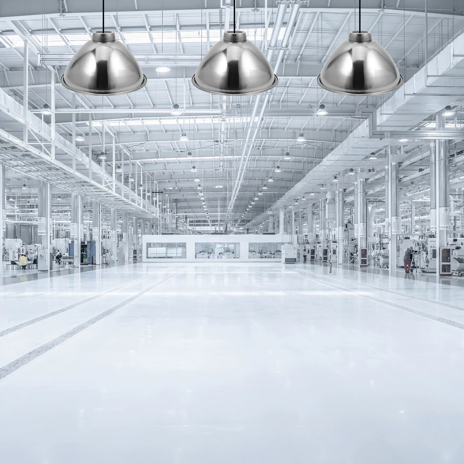 في الهواء الطلق قلادة ضوء الظل مقاوم للماء غطاء المصباح الفولاذ المقاوم للصدأ 21 سنتيمتر غير نافذ للمطر حماية مصنع ورشة عمل غطاء مصباح معلق #1