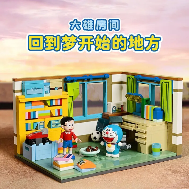 

Nobita's Room Doraemon Building Blocks Toy, Educational Assembly Gift for Girls & Boys for Festivals