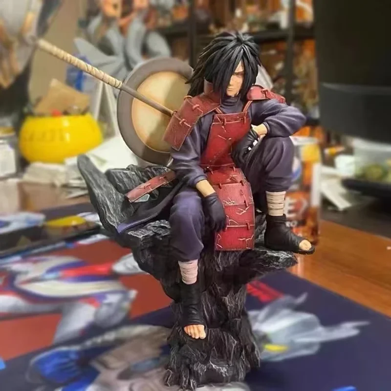 28cm Naruto Anime Action Figures GK Uchiha Madara Figures PVC Collection Model Peripheral Toys Desktop Decoration Toy Kids Gifts view 5