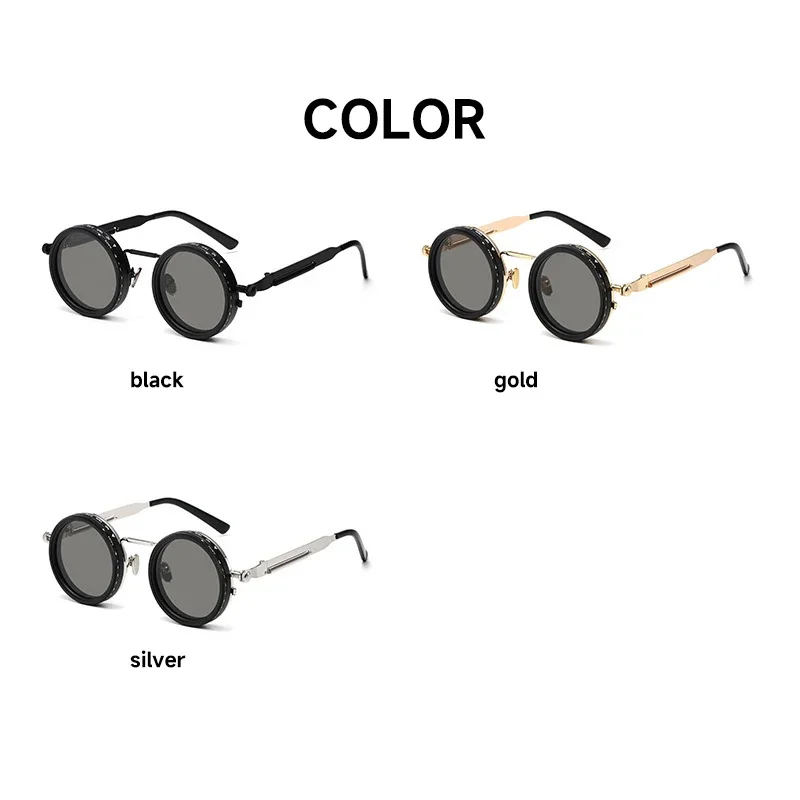 Polarized Round Sunglasses Men ND9 Adjustable Dimming Sun Glasses Women Retro Punk Fishing Eyeglasses Outdoor Shades UV400 image 6