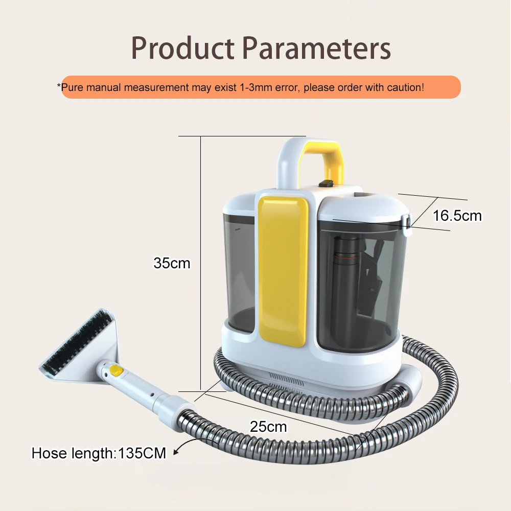 Electric Fabric Cleaning Machine All-in-One Cleaning Machine Upholstery Cleaner Carpet Spot Cleaner for Home Sofa Curtain Clean