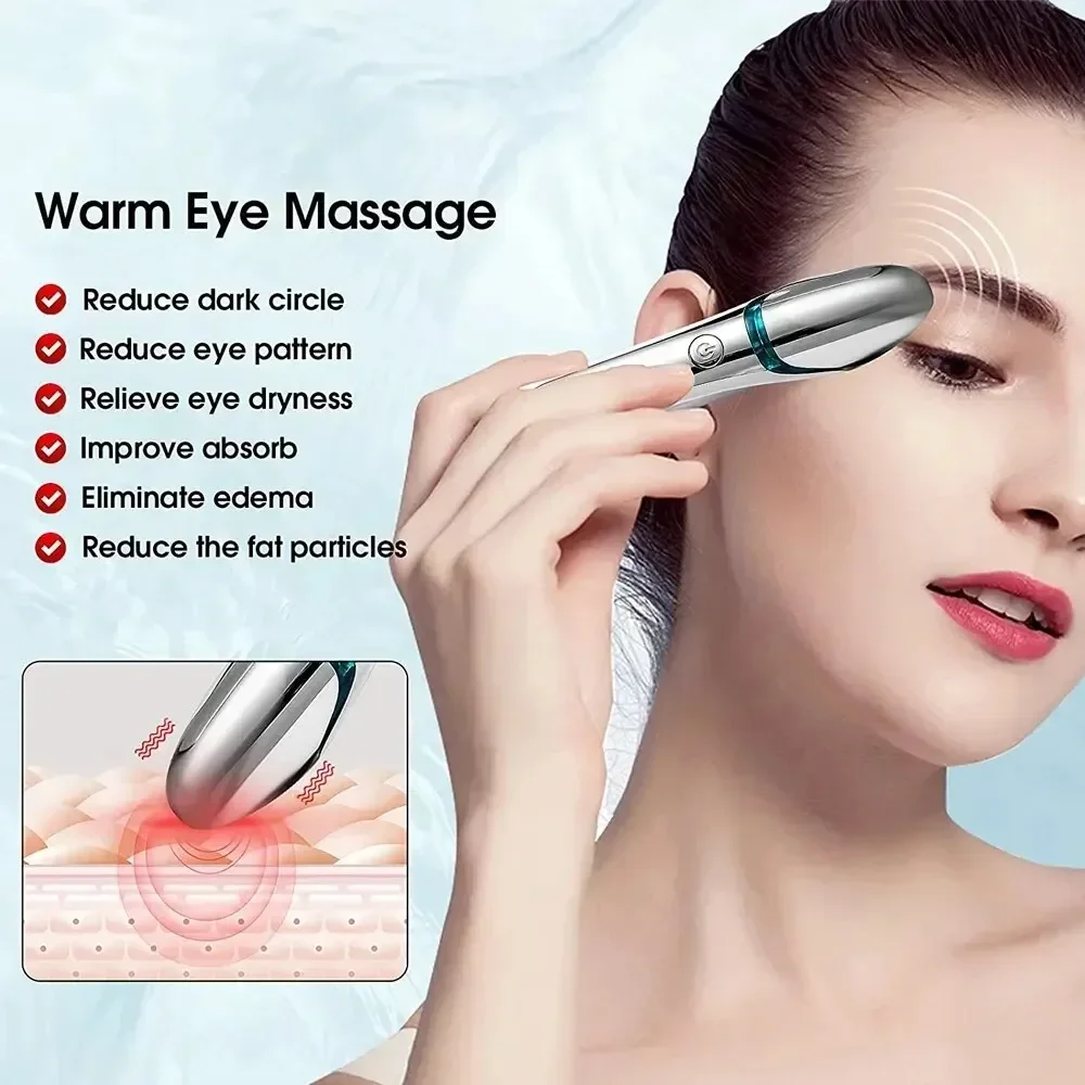 Elektryczny masażer do oczu Beauty RF Eye Care Device Fatigue Relieve Dark Circle Eye Bag Remoal Anti Wrinkle Face Massage Eye Tool