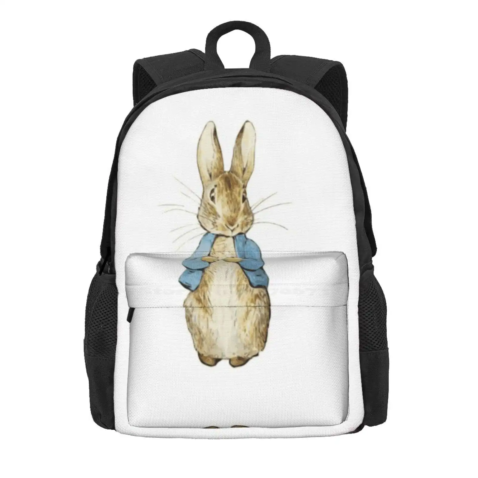 Peter Bunny Hot Sale Schoolbag Backpack Fashion Bags Peter Bunny Beatrix Potter Rabbit Cute Cartoon