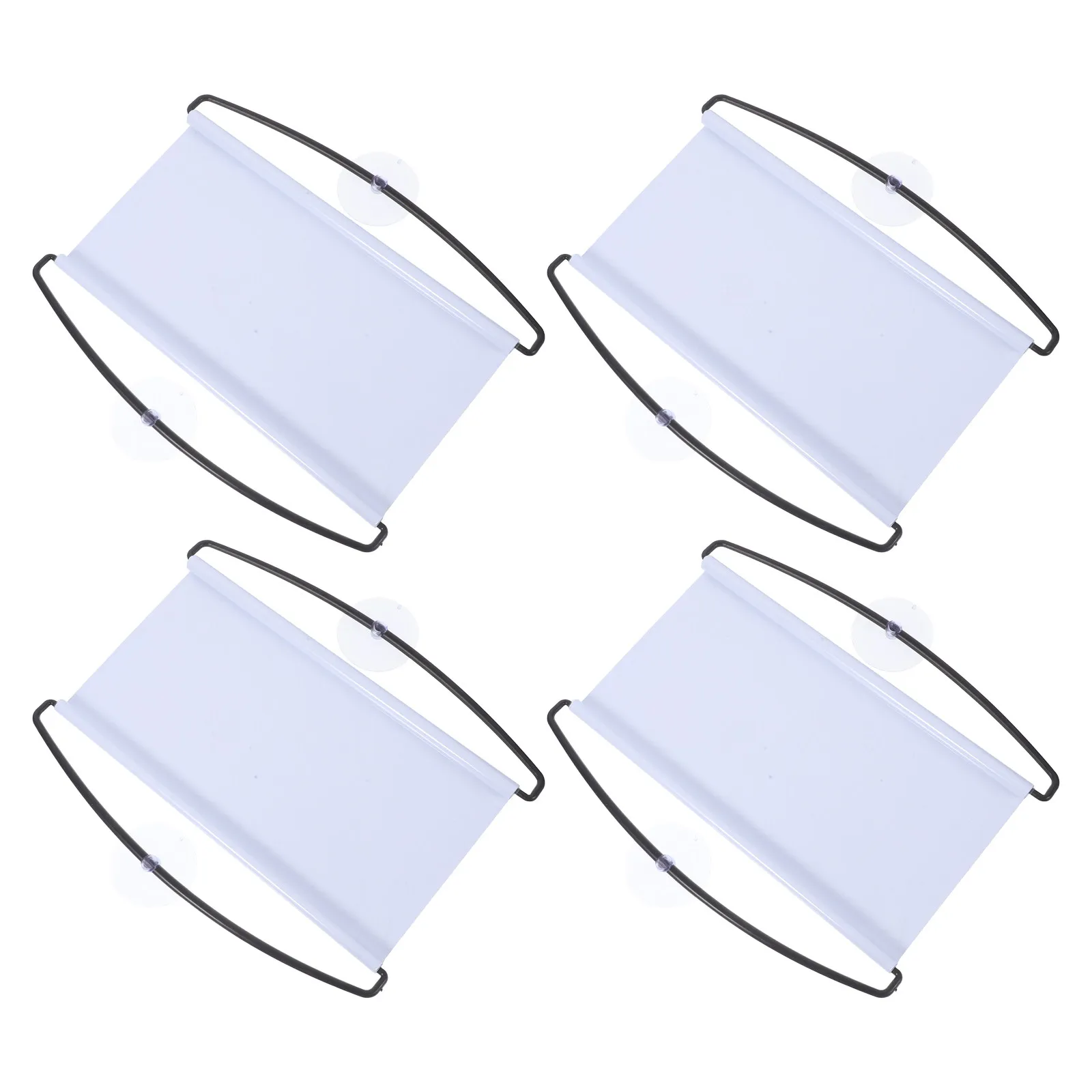 1Set Retractable Handheld Banner Blank White Dry Erase Reusable DIY Party Sports Event Cheer Competition Decoration