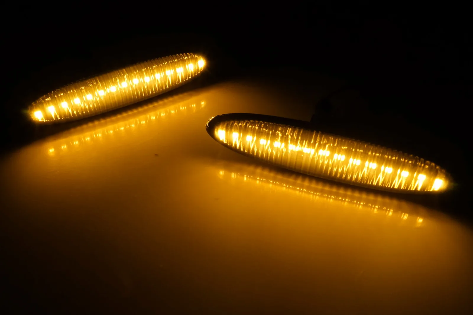 1 Pair Dynamic LED Side Marker Indicator Turn Signal Light Sequential Lamp For Lexus IS250 IS350 ES350 SC430 - view 4