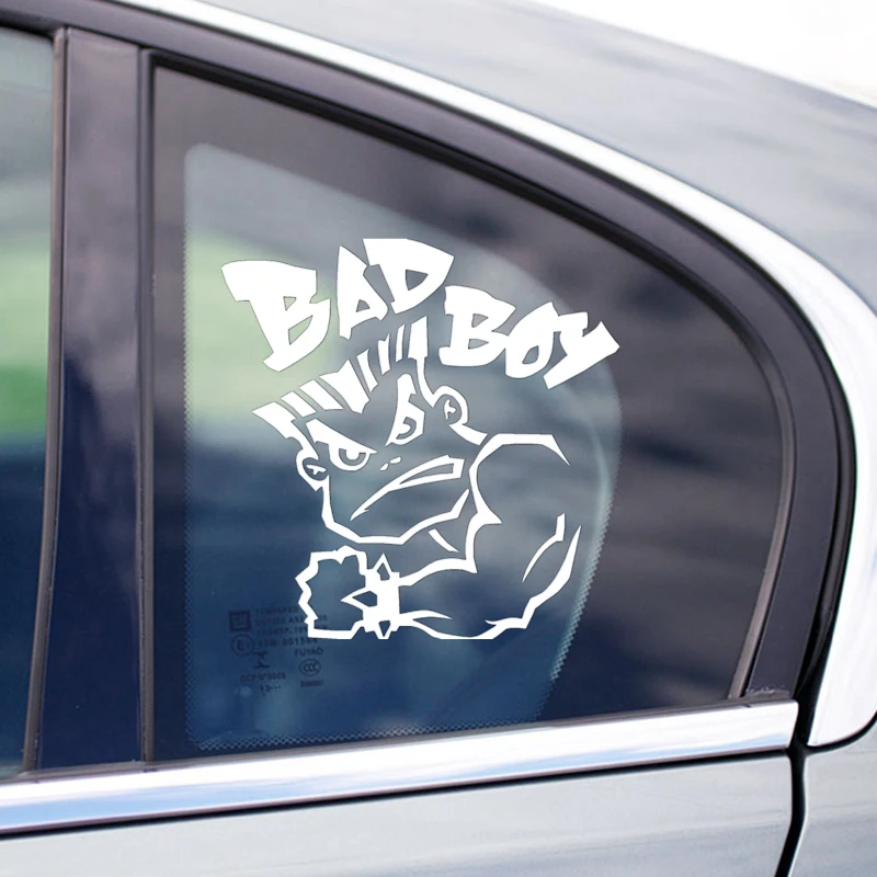 15*15cm BAD BOY GALDRIZ funny car sticker vinyl decal white/black for auto car stickers styling car decoration