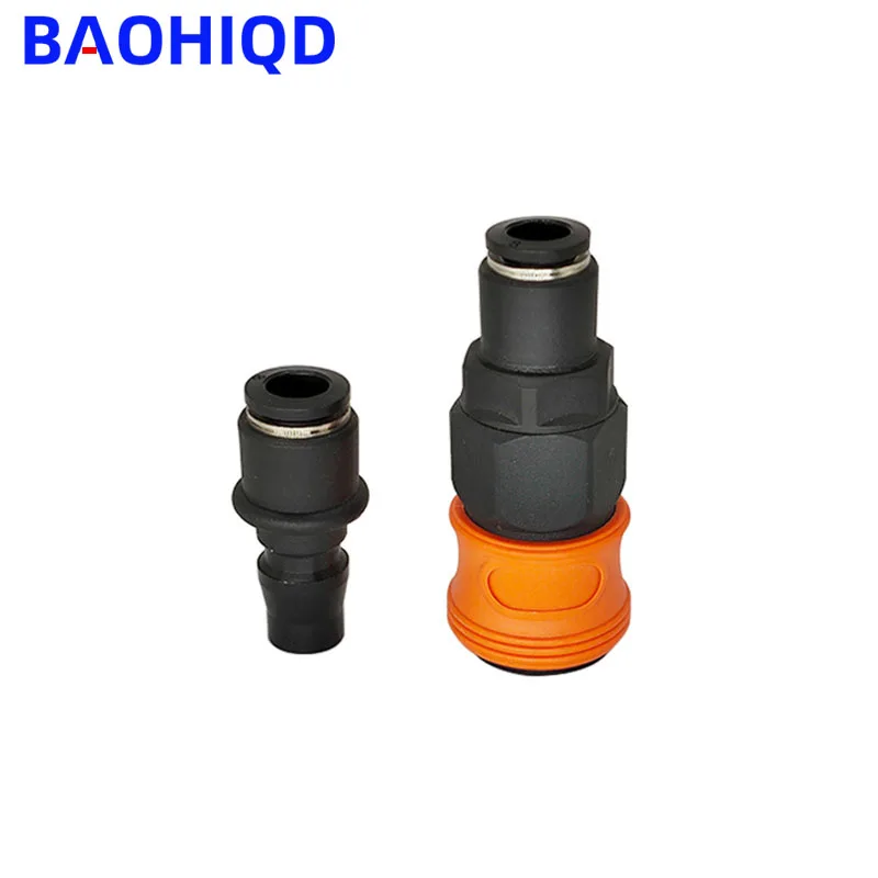 C Type Quick Connector Plastic Steel Pneumatic High Pressure Coupling 6mm 8mm 10mm 12mm Air Compressor Hose Plastic Fittings