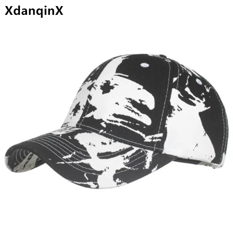 

New Autumn Men's Caps Fashion Personality Graffiti Baseball Cap Golf Cap Women's Hats Ponytail Hip-hop Hat Camping Party Hats