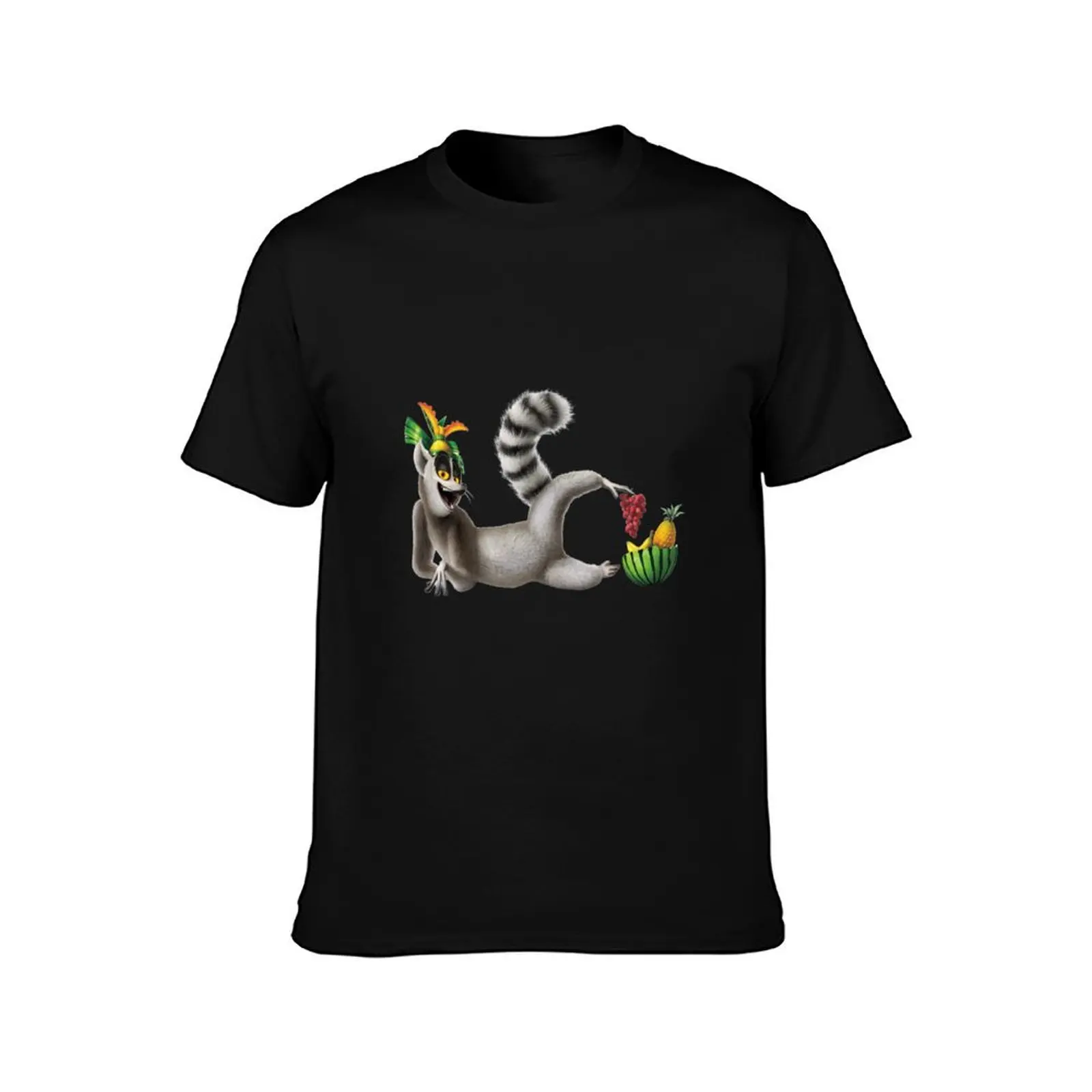 king julien T-Shirt Comfortable Basic Crew Neck Tee T-Shirt