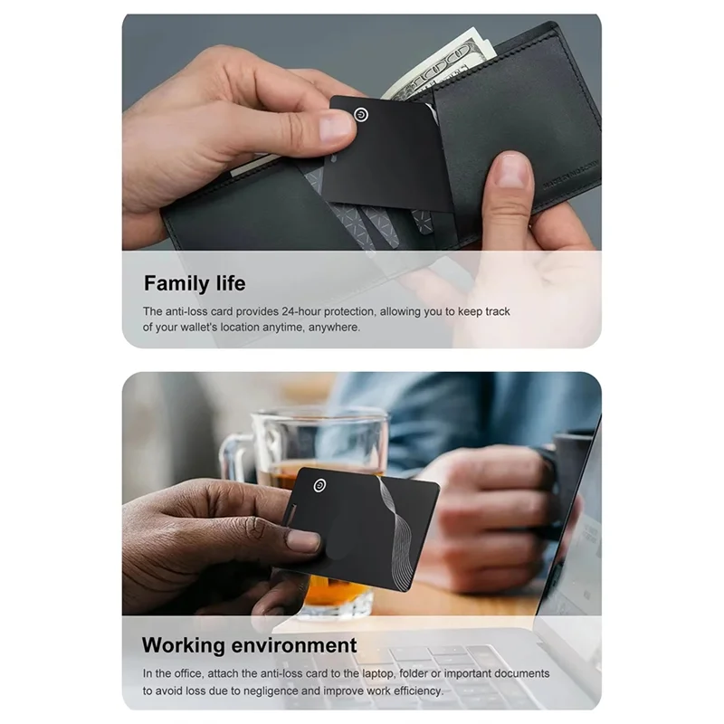 A52T Smart Air Tag GPS Tracker Card Bag Wallet Locator Smart Tag For  Find My APP