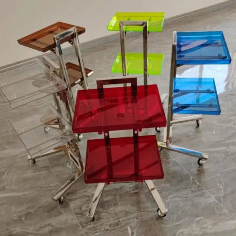 Storage Trolley Utility Beauty Cosmetic Equipment Salon Tattoo Salon Trolley Carrello Attrezzi Commercial Furniture RR50ST
