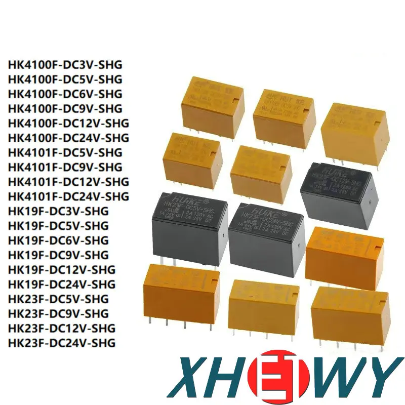 

Relay HK19F HK23F HK4100F DC3V DC5V DC9V DC12V DC24V SHG HK4100F-DC3V-SHG HK4101F-DC5V-SHG HK19F-DC6V-SHG HK23F-DC24V-SHG HK3FF