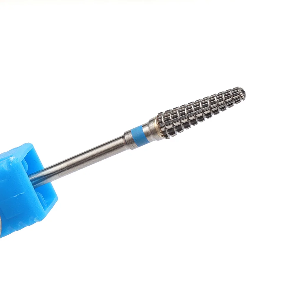 Foret à ongles en carbure, fraise pour manucure, perceuses électriques, vernis Gel, enlever le lime, outils, accessoires, 1 pièce