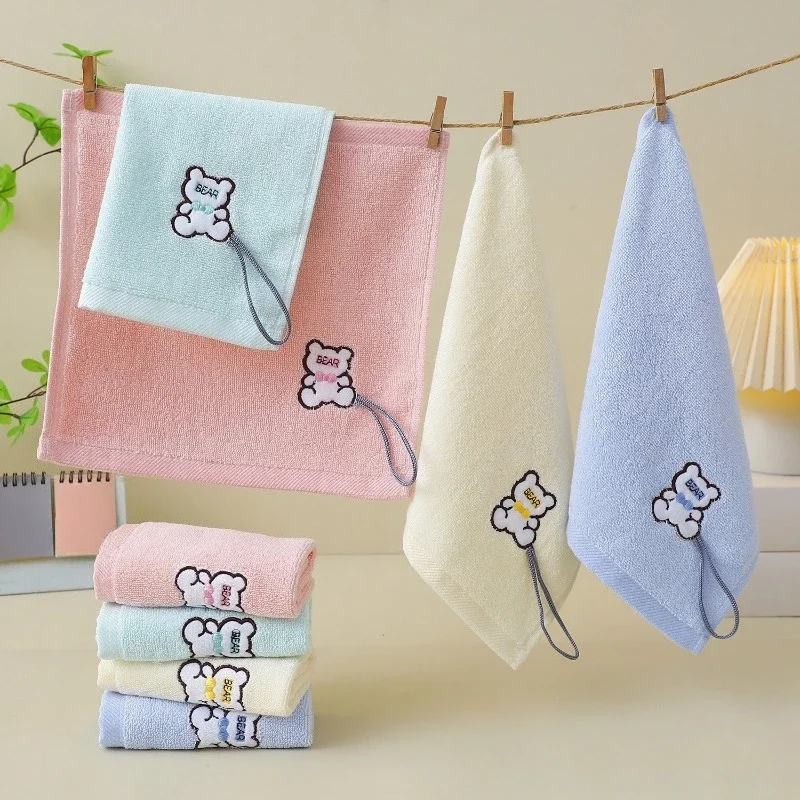 1pcs Pure Cotton Baby Face Towel Super Soft and Absorbent Does Not Shed Hair Skin Friendly Small Square Towel Home Face Towel