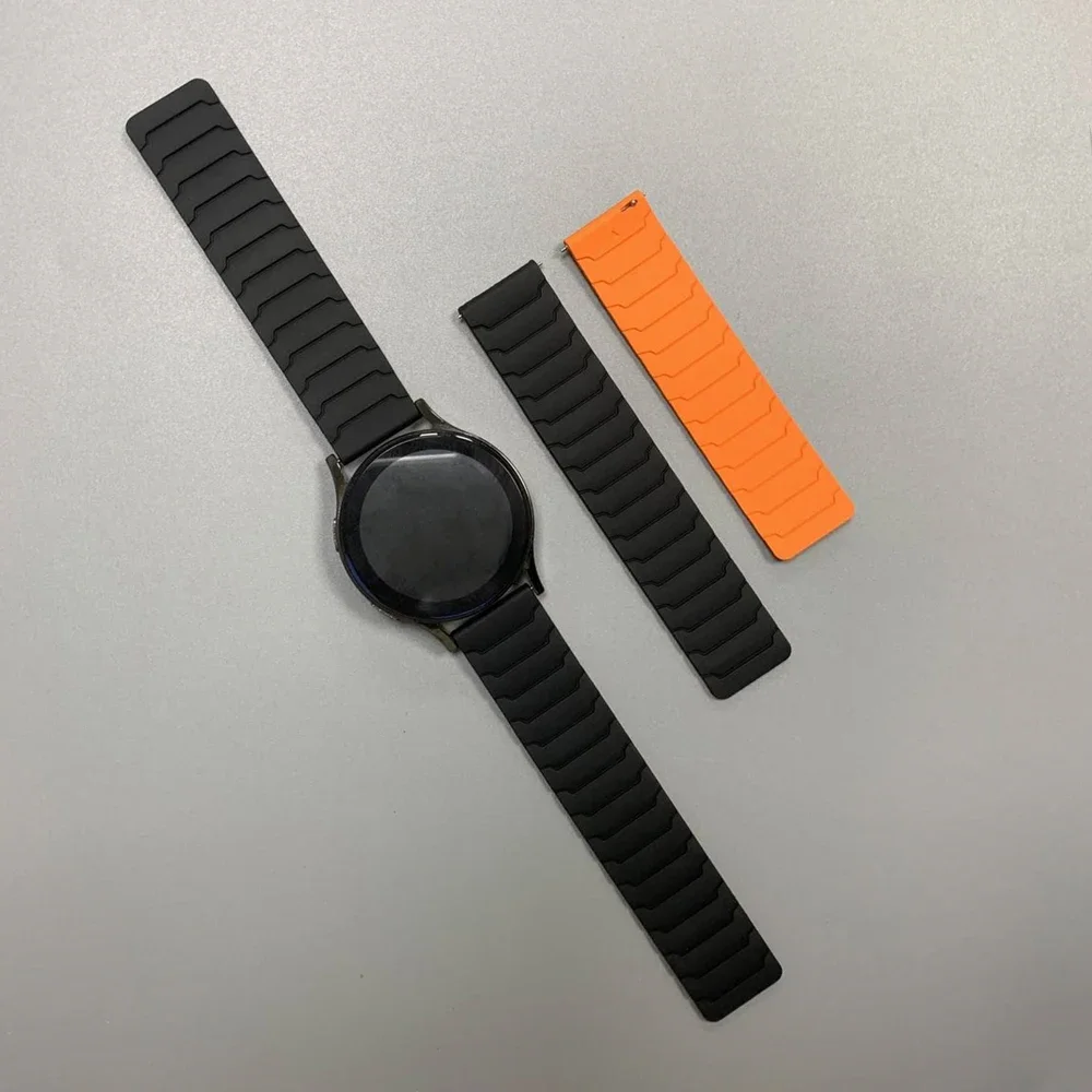 20/22 mm Magnetarmband für Huami AMAZFIT BIP 6 5 UNITY Silikon-Schlaufenband GTR 4/3/3 Pro 2e GTS 4 mini 3 BALANCE Sportarmband – Detail 16