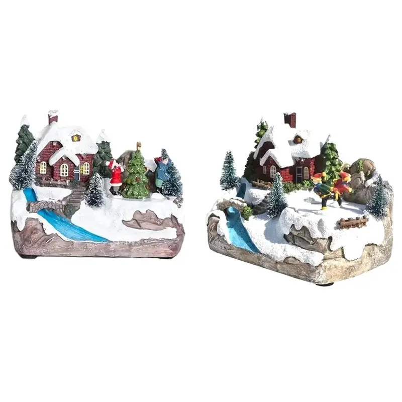 

Рождественская елка с подсветкой и музыкой, вращающаяся, с 2 украшениями для елки.