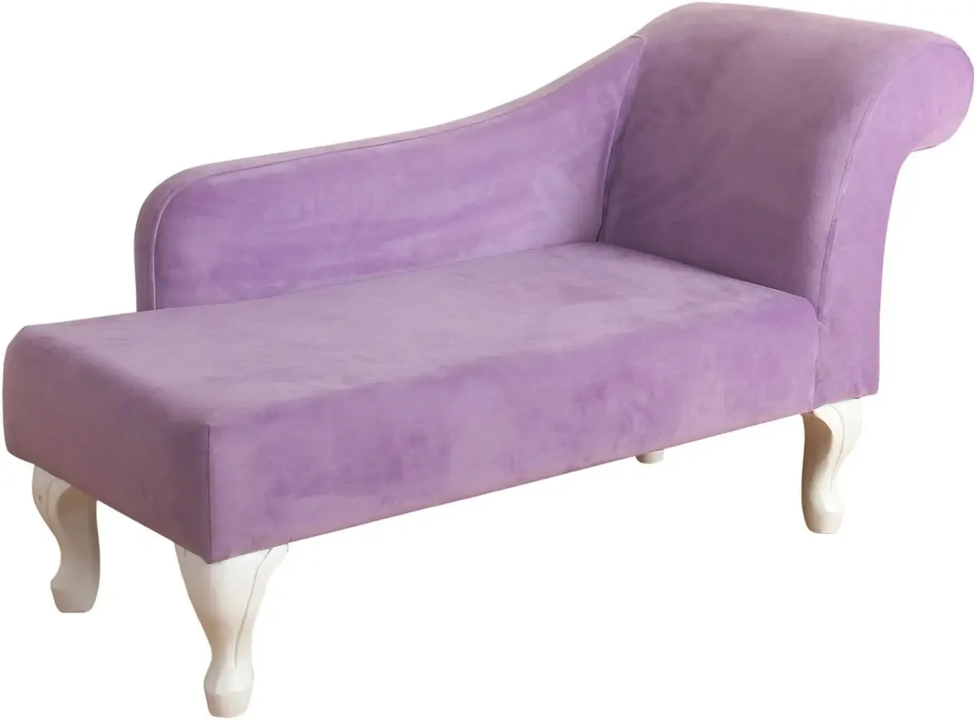 Youth Chaise Lounge, Purple Velvet