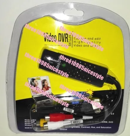 دعم Win10 USB 2.0 Easyca ملحقات الصوت والفيديو الأخرى 3 شرائح STK1160DLQG + SAA7113H + ALC655 جهاز التقاط الفيديو