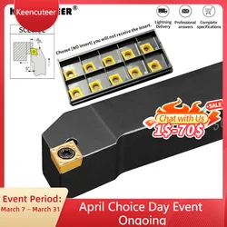 1pc SCLCR1212 SCLCR1616 SCLCR2020K09 SCLCR2525M09 External Turning Tool Holder CCMT Carbide Inserts Lathe CNC Cutting Tools Set