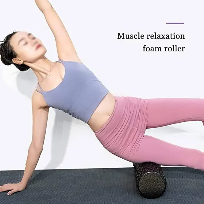 42cm EPP Diamond Fitness Yoga Column Foam Roller Pilates Gym Exercise Back Leg Arm Muscle Relaxer Massage Yoga Block Accessories