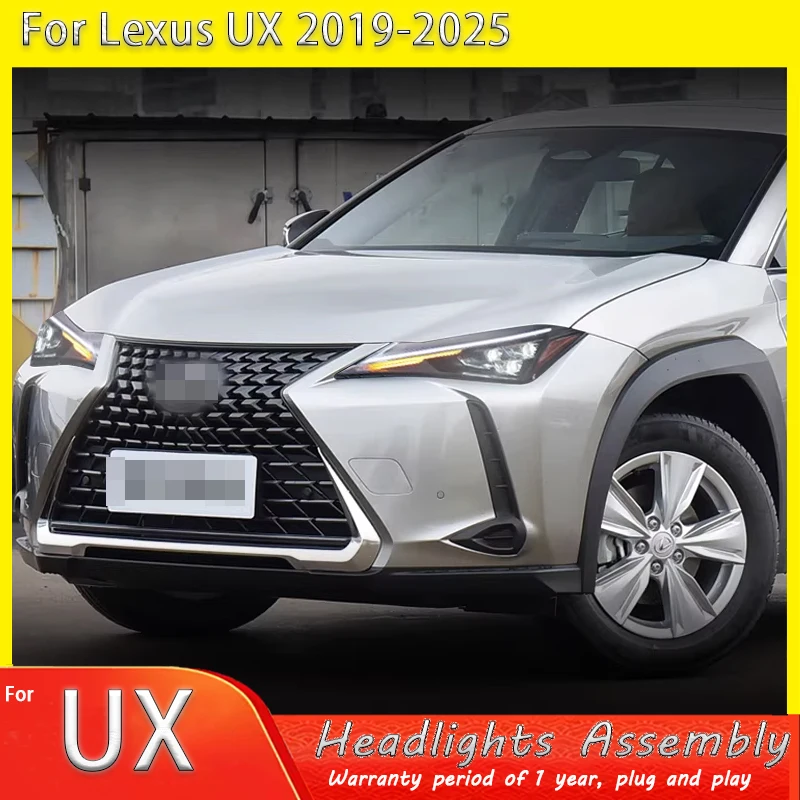 

Upgrade Kit for 2019-2025 Lexus UX Headlight Assembly: Premium Triple-Eye LED Daytime Running Lights & Turn Signals