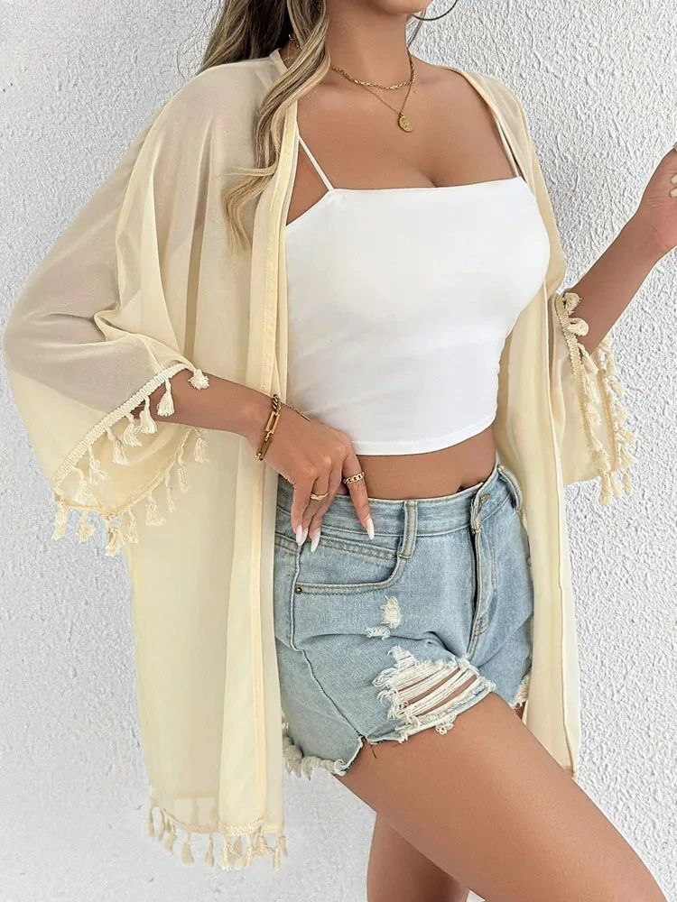 مثير المرأة الصلبة قصيرة الأكمام بيكيني Cove Up شرابات سيدة فستان الشاطئ عادية أنثى البرازيلي ملابس السباحة التستر