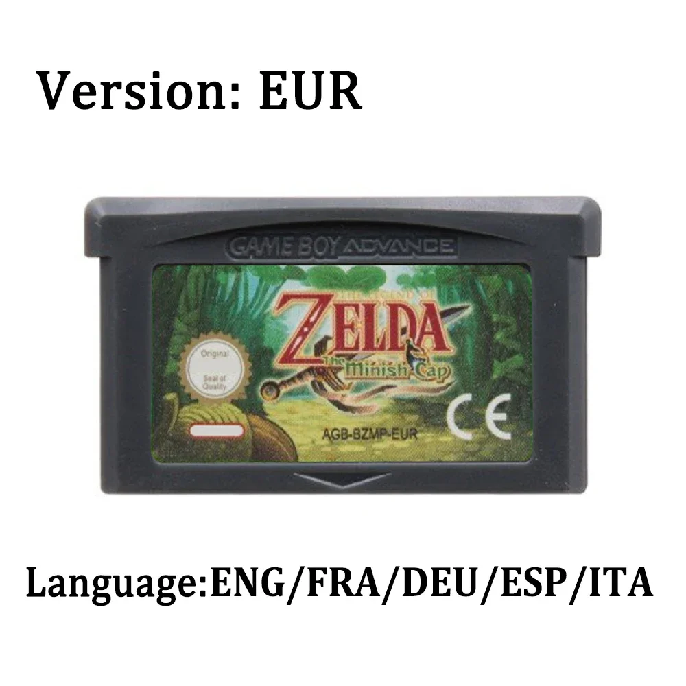 GBA Game Cartridge 32 Bit Video Game Console Four Swords Game Card Link To The Past Awakening DX Minish Cap Oracle of Seasons image 3