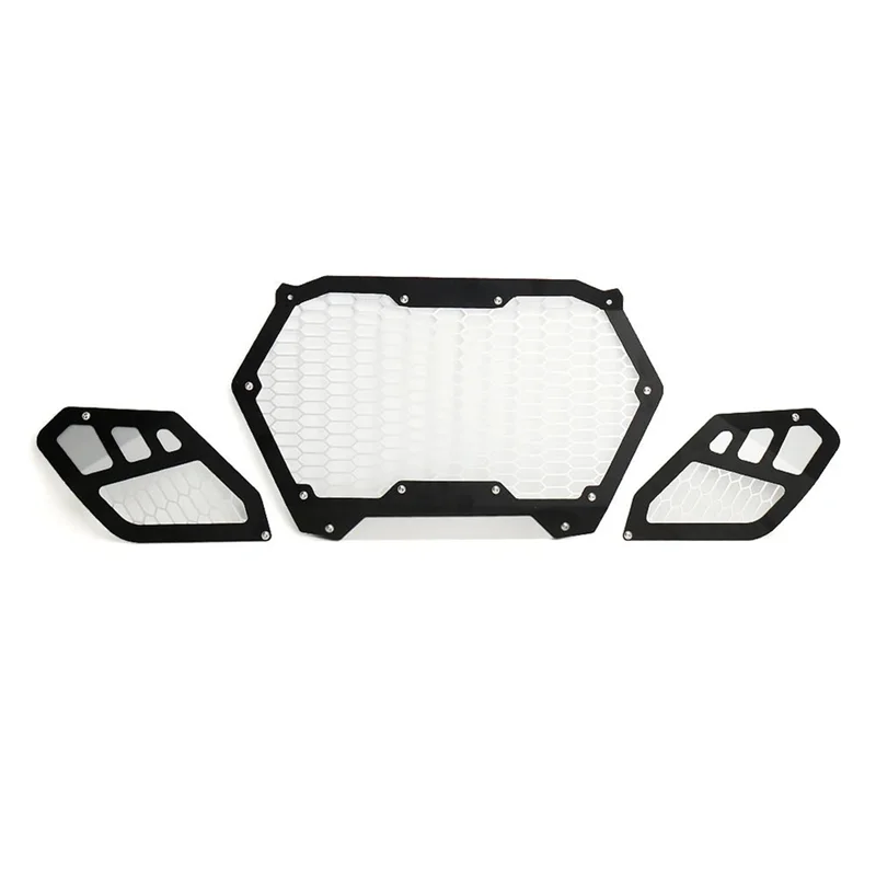 

Practical UTV Accessories Bracket Kit Grille Driving Front Mesh Grill For Can-Am Maverick R MAVERICK R 2024 2025