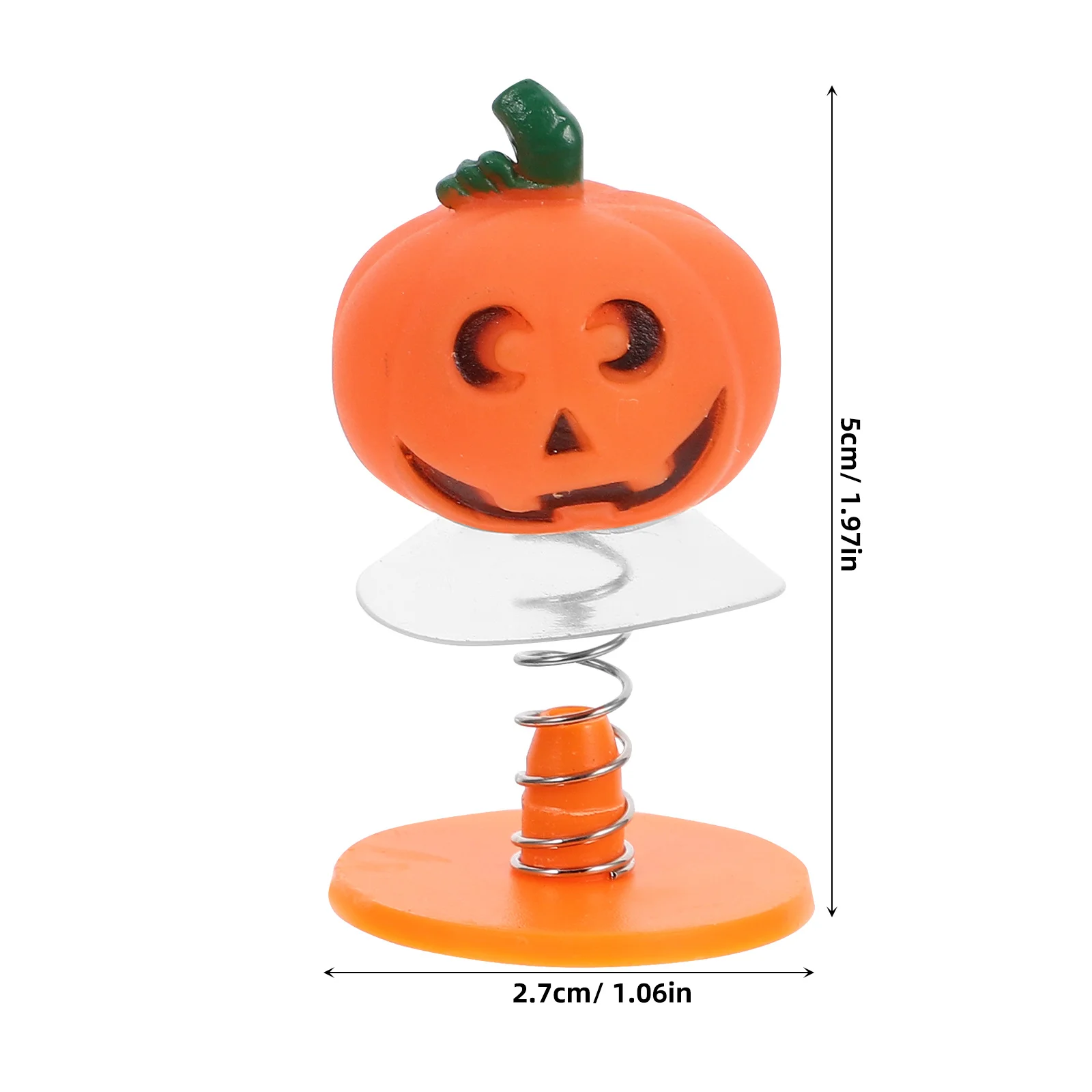 5 pçs halloween primavera pulando figuras dos desenhos animados cores brilhantes favores festa crianças decoração de mesa suprimentos festival de halloween