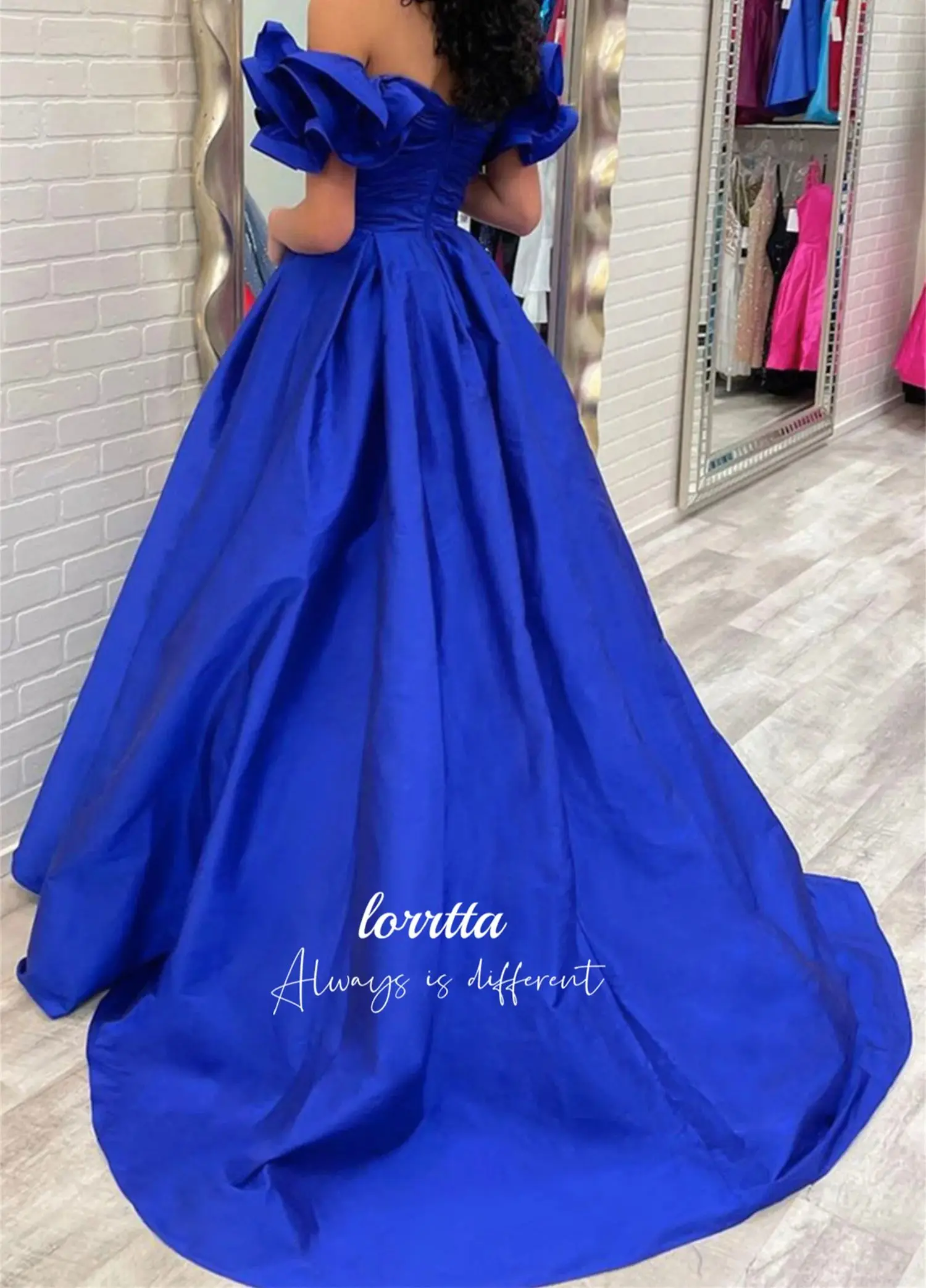 Blue Line A Ball Gown Graduation Formal Dress Evening Satin Sweetheart Elegant Party Dresses for Women Luxury Wedding Customized