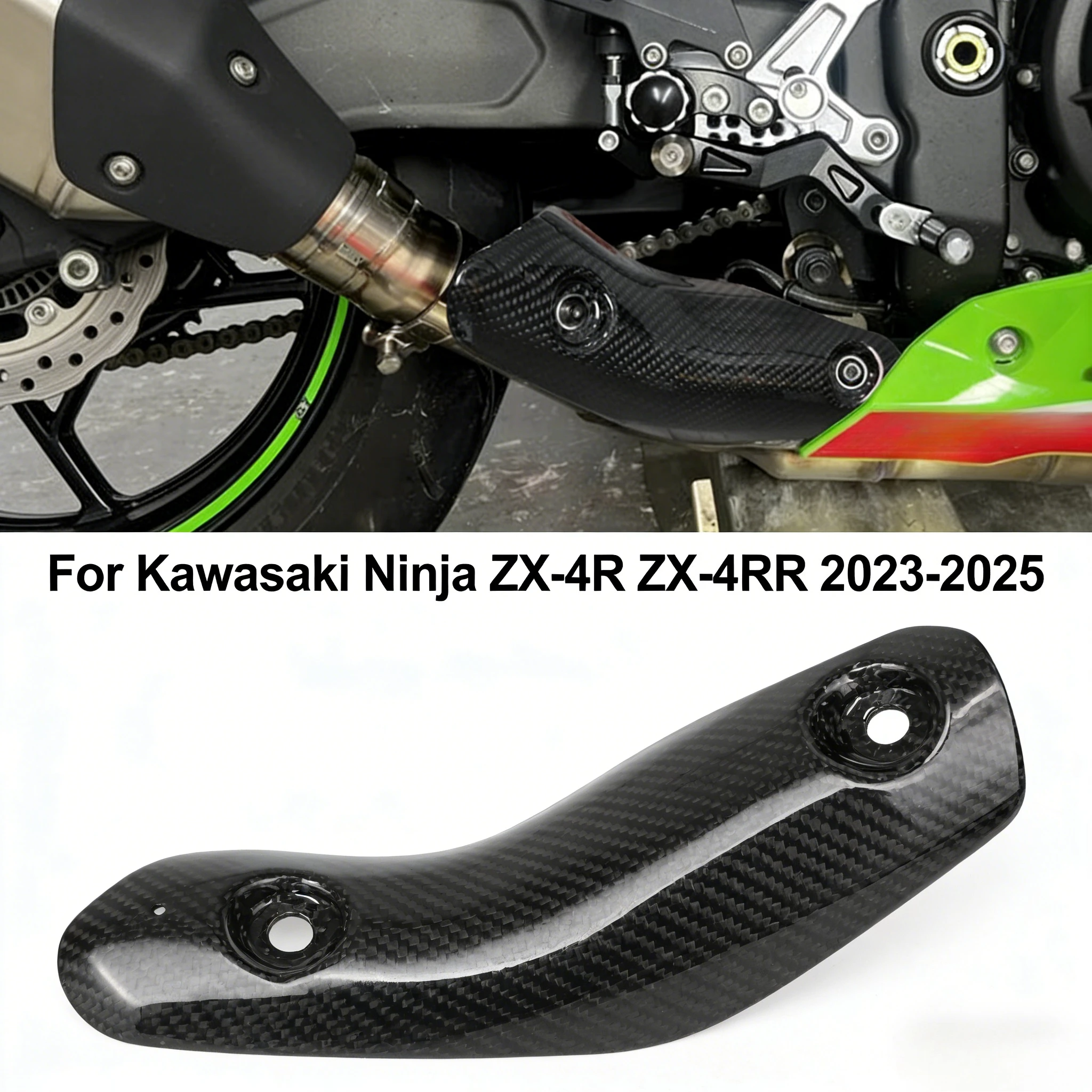 protector-de-calor-para-tubo-de-escape-de-fibra-de-carbono-100-real-para-kawasaki-ninja-zx-4r-zx-4rr-2023-2025