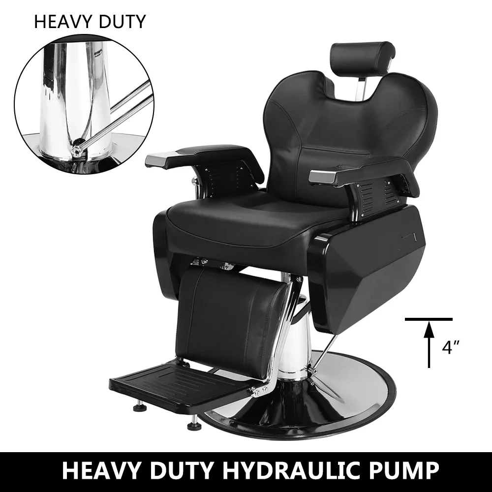 Professional Salon Barber Chair Black