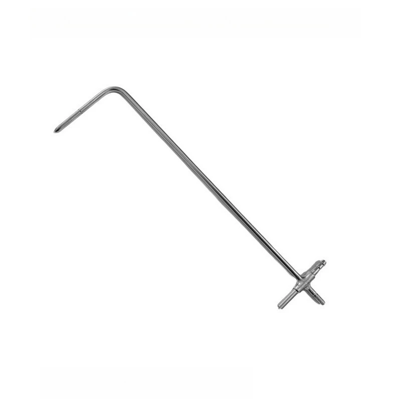 Standard L‑Shape Pitot Tube Metal Wind Speed Sensor Probe for Duct Air Velocity Flow Differential Pressure Measurement Test