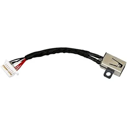 DC Power Jack with Cable Socket Plug Charging Port for Dell Inspiron 7586 7786 2-in-1 7778 7779 7386 13 7390 15 7586 17 7786