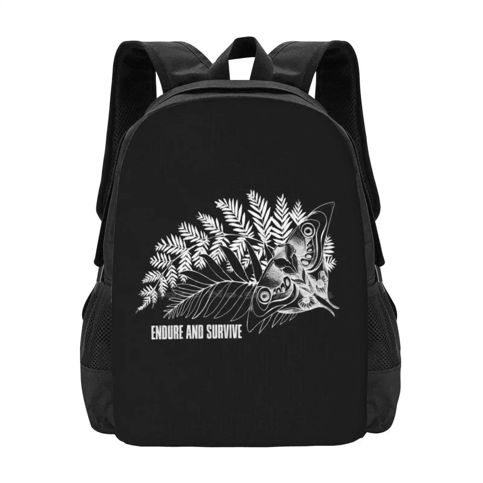 Ellie'S Tattoo | The Last Of Us Hot Sale Schoolbag Backpack Fashion Bags Videogames Naughty Dog Abby Anderson Fireflies Moth