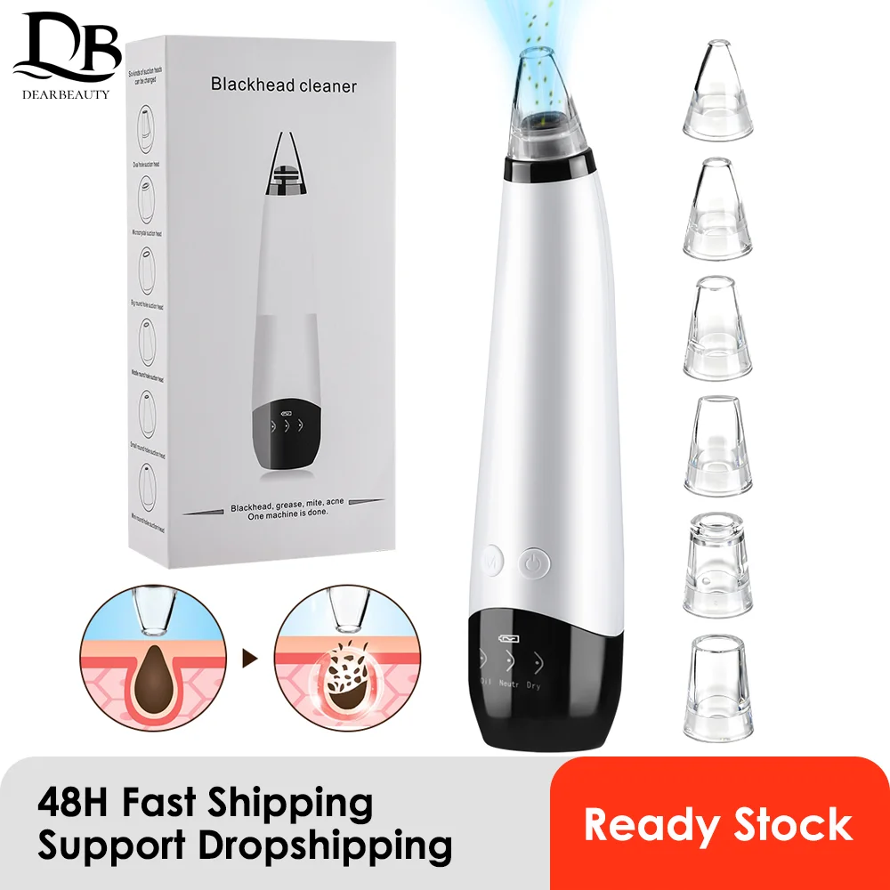 مزيل الرؤوس السوداء الكهربائية، منظف حب الشباب، إزالة البقع السوداء، تنظيف عميق للوجه، منظف المسام، أدوات العناية بالبشرة #1