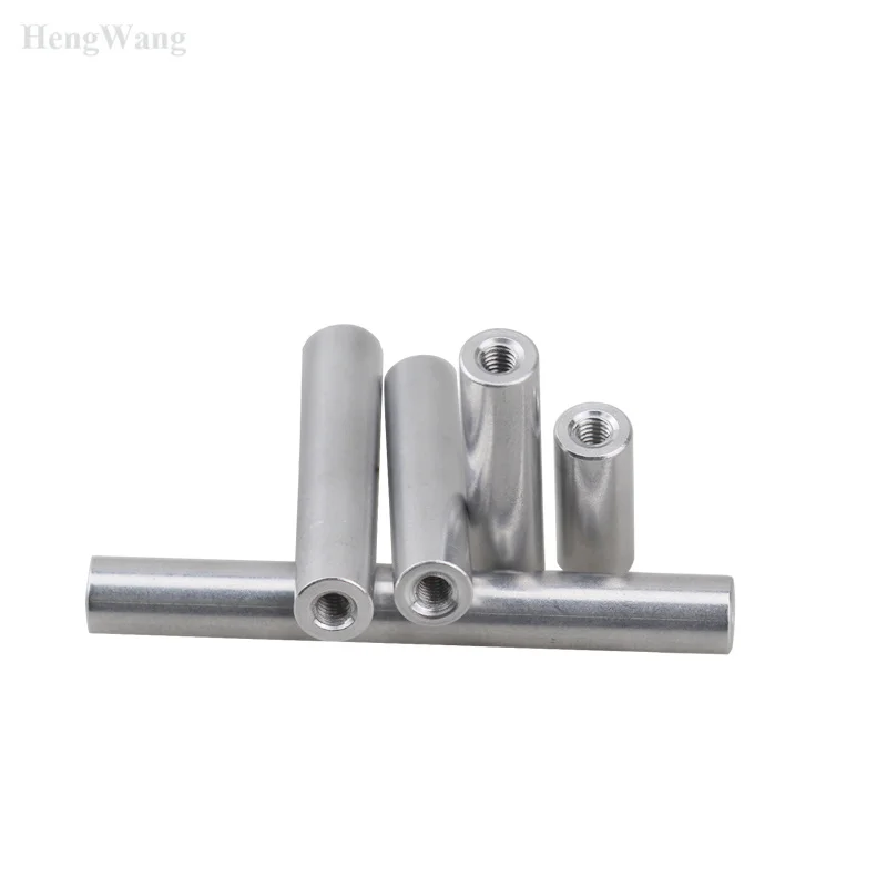 M2 M2.5 M3 M4 M5 M6 Round Female Threaded Aluminum Standoff Spacer Stud Extend Long Nut Column 4-100mm for RC Model
