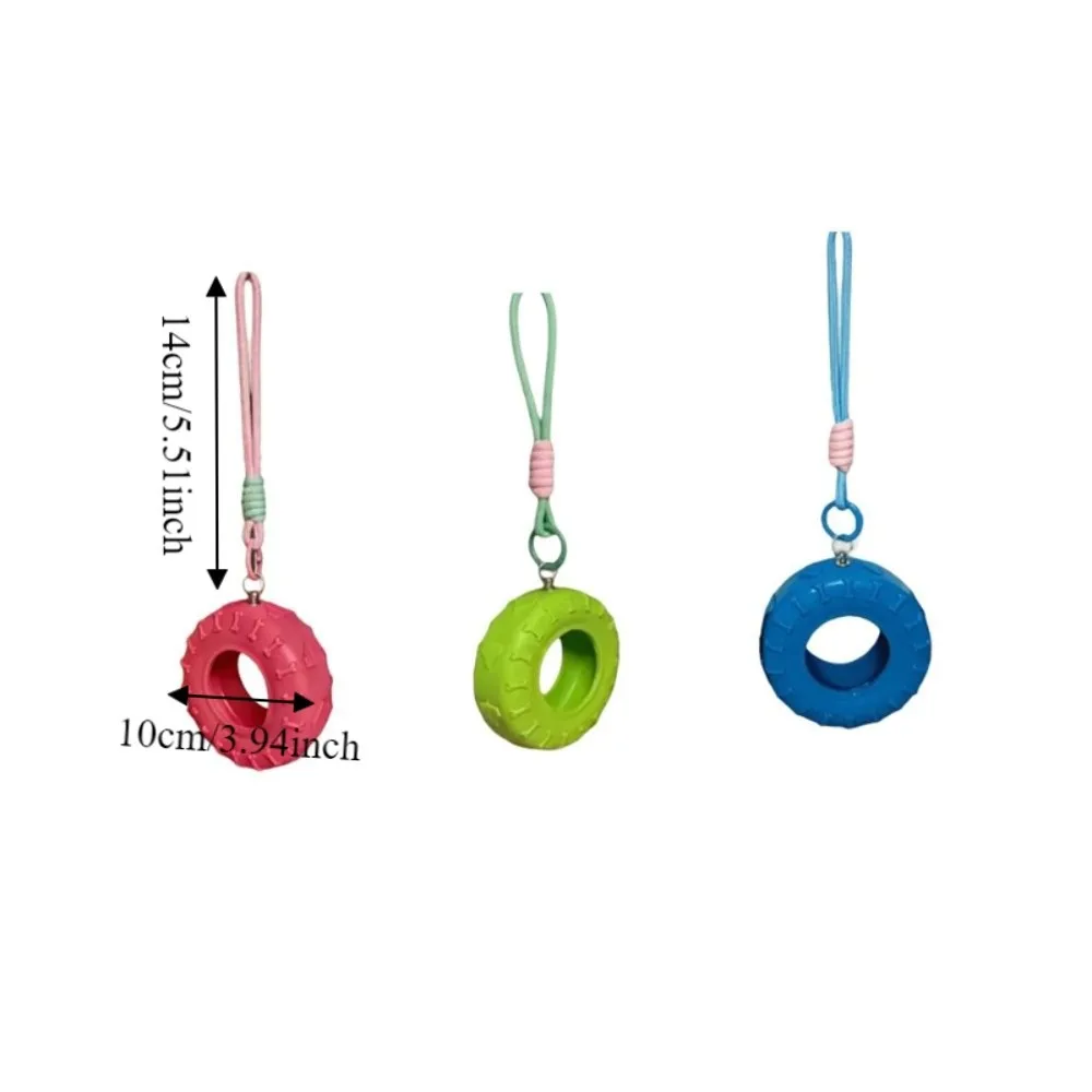 Tire-Shaped Hamsters Swing Detachable Chain Hanging Bed Small Pet Hanging Swing Bite Resistant Hamsters Hammock Cage Accessories view 6
