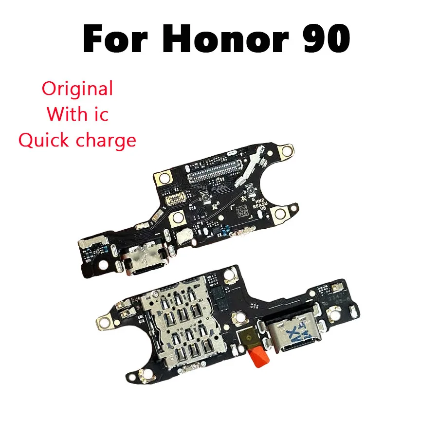 

Ori For Huawei Honor 90 USB Charging Dock Port Mic Microphone Connector Board Flex Cable Repair Parts Fast With IC