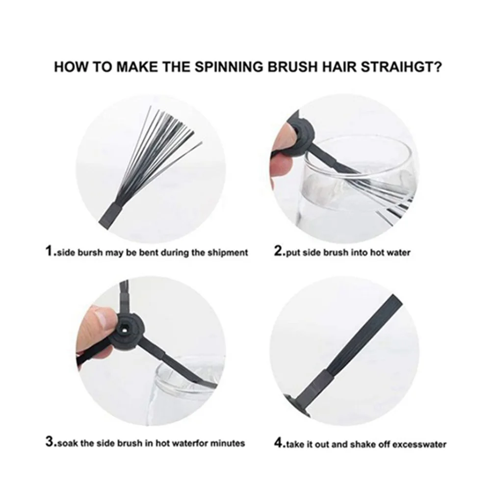 แผ่นกรองฝุ่น HEPA สำหรับหุ่นยนต์ CHUWI iLife V55 Pro อะไหล่เปลี่ยนแปรงด้านข้าง