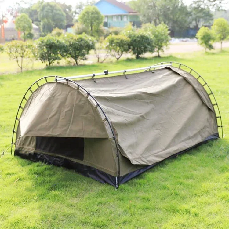 

4x4 Off Road Equipment Camping Swag Tent Waterproof Ripstop Canvas 2 Person Swag Tent