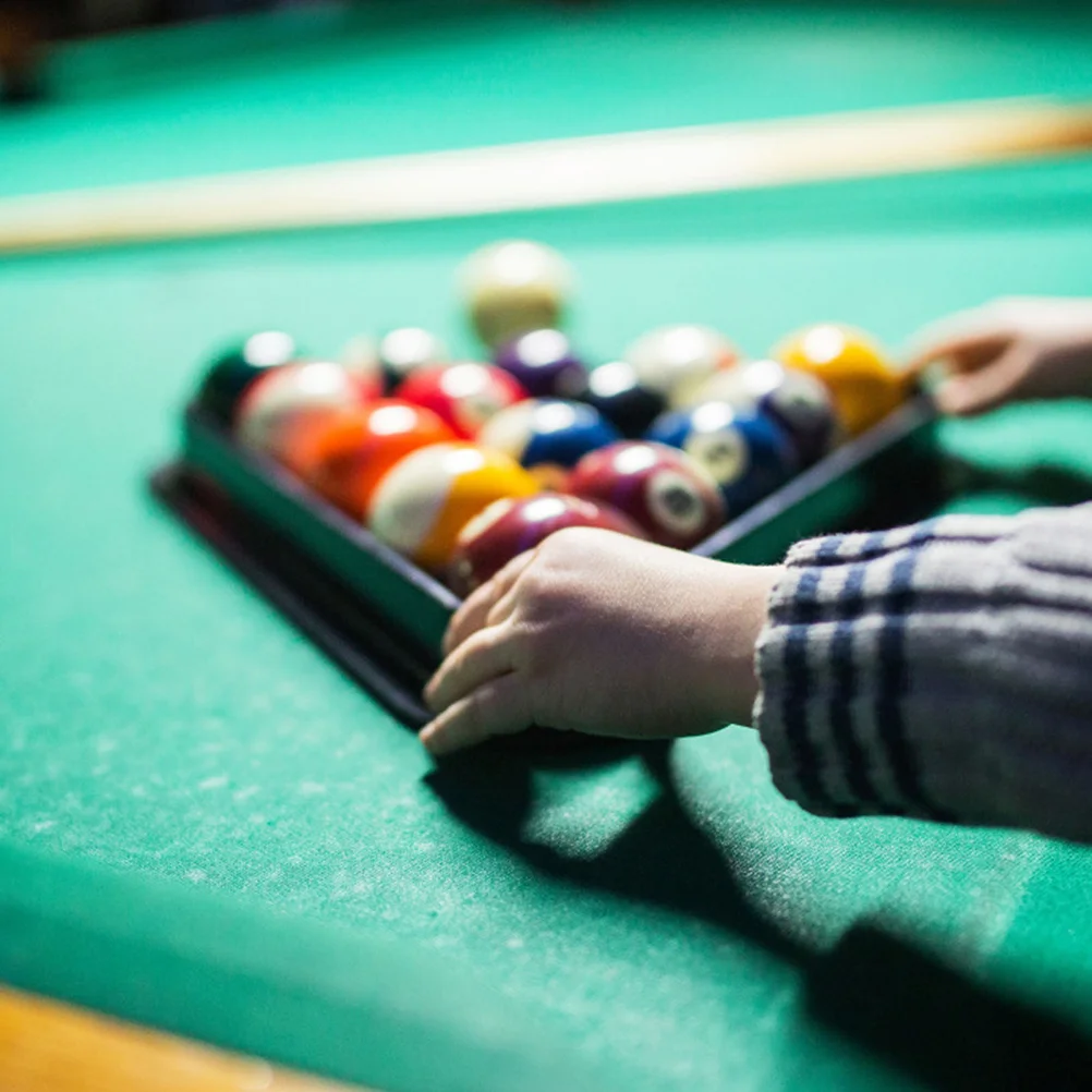 Mini triângulo Pool Rack para bola de bilhar Diamond Table Holder, posicionamento Rack, piscina em miniatura