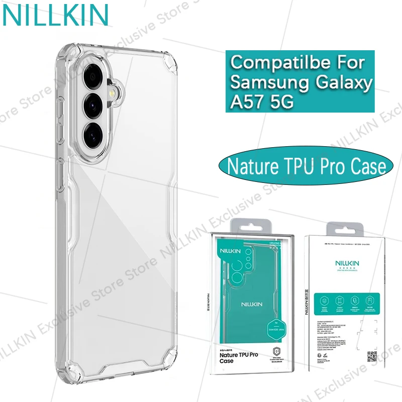 Nillkin For Samsung Galaxy A57 5G Transparent and minimalist shockproof phone case shell A57 5G protective cover