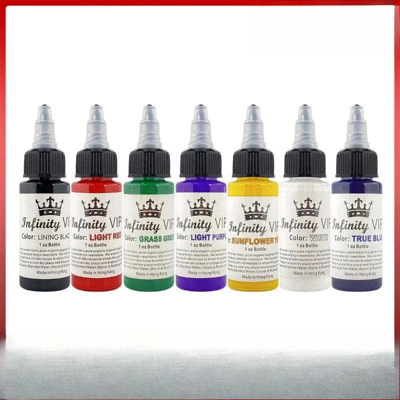 

1 шт. чернила для татуировки с короной, 30 мл, тренировочный цвет для использования оборудования, принадлежности для художников, безопасные и прочные тренировочные чернила