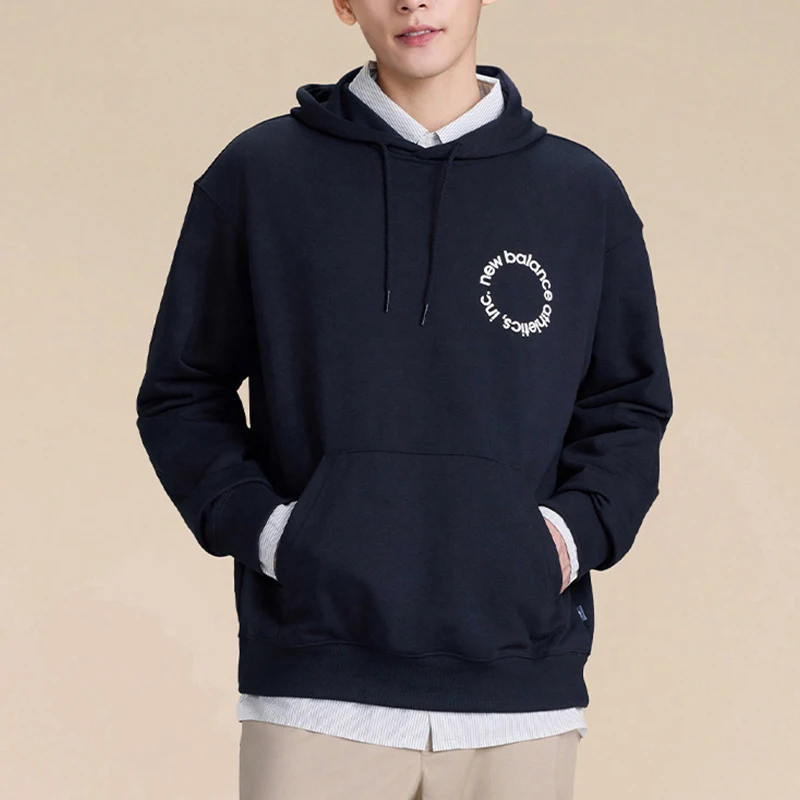 

Мужская свободная дышащая толстовка с капюшоном New Balance NB Genuine Sports MT51916-BK