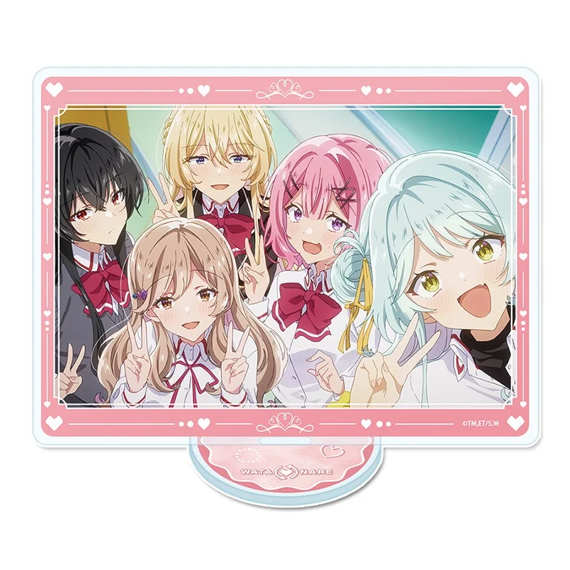 WataNare Anime There's No Freaking Way I'll be Your Lover! Unless Acrylic Figure Stand Model Plate Keychain Holder Gifts 15CM