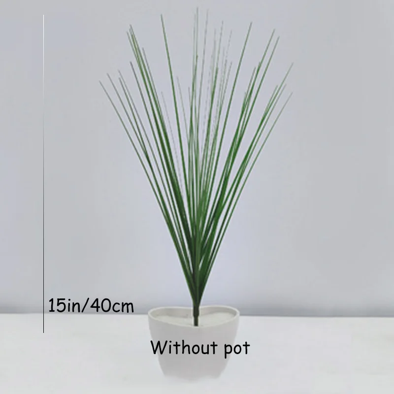 59in Kunstmatige Planten Ui Gras Groen Nep Struiken Nep Hoog Gras Kunstgras Plant Voor Thuis Outdoor Winkel Decor