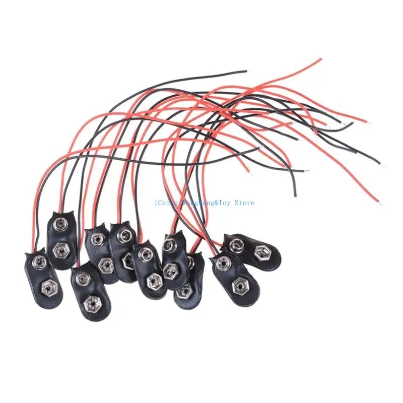 Molf 10 Pack I Type 9 V аккумуляторный разъем Длинного кабеля