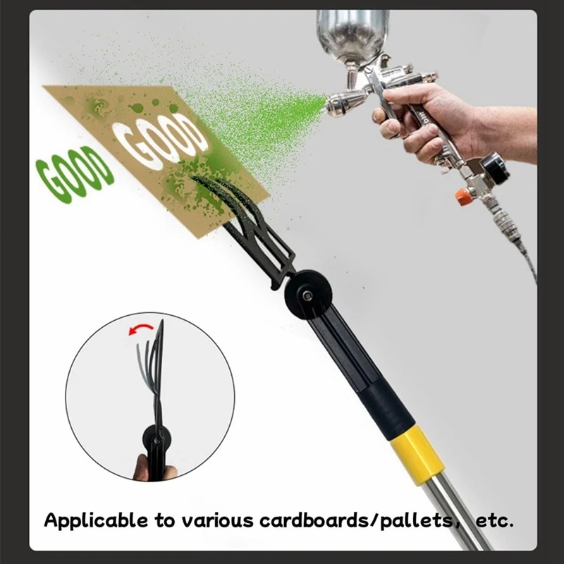 ABSJ-Adjustable Angle Sprayer Shield Holder,Sprayer Paint Shield Holder,Cardboard Sprayer Shield,Paint Shield Racks