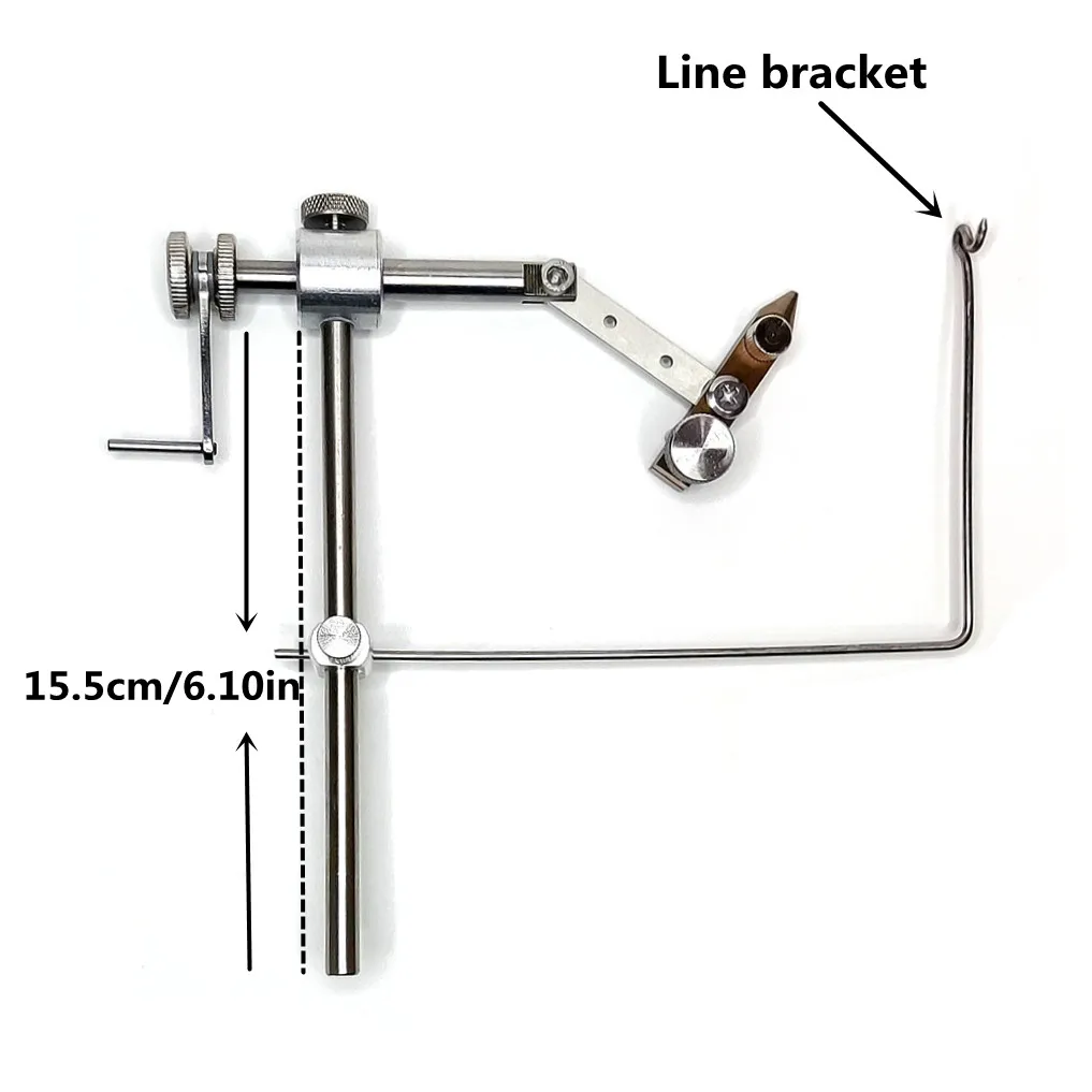 Rotating Fly Fishing Lure Tool Set Fly Fishing Lure Making Vice Suitable for Making Dry and Wet Lures for Trout and Salmon